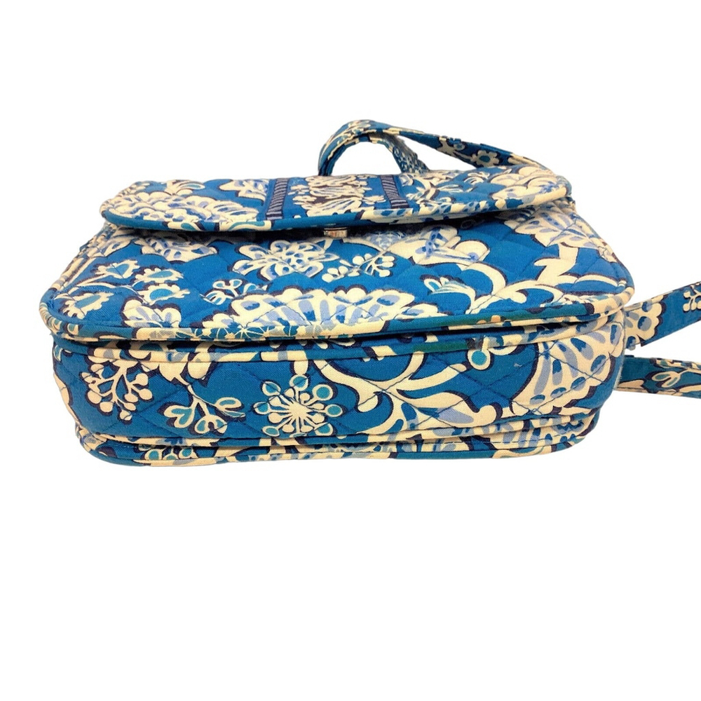 Vera Bradley Retired Blue Lagoon Adjustable Strap Crossbody Shoulder Bag - Picture 4 of 5
